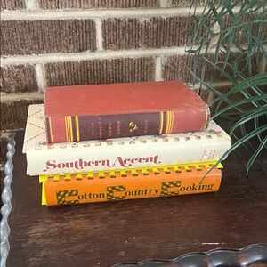 Set of three Vintage Cookbooks